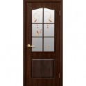 Дверь Новый Стиль "Классик" ПВХ De Luxe (стекло с рисунком Р1) - Фото №1